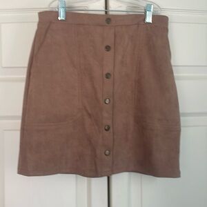 Vonmaur Faux Suede Skirt JUNIOR size M